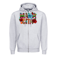 Heather Grey mama cita Zipper Hoodie - CTS Tumbler Store