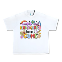 White watch out kindergarten here i come Urban Heavy Tee - MaliasSmallBusiness