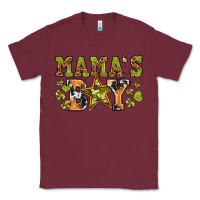 Burgundy mamas boy Classic Tee - texasbilliewilder