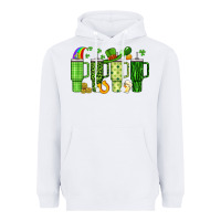 White obsessive cup disorder st patrick s day Heavyweight Hoodie - Artiststas
