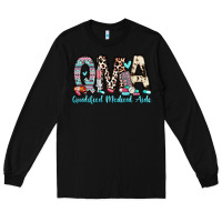 Black qma qualified medical aide Long Sleeve Tee - Zillion Design Studio