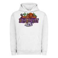 Pigment Lunar Rock small town big spirit basketball Urban Hoodie - NancyCooperArtShop