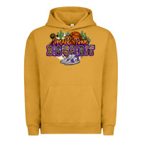 Pigment Peanut Butter small town big spirit basketball Urban Hoodie - NancyCooperArtShop