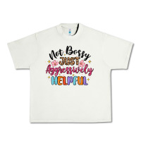 Pistachio not bossy just aggressively helpful Urban Heavy Tee - MaliasSmallBusiness