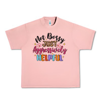 Salmon not bossy just aggressively helpful Urban Heavy Tee - MaliasSmallBusiness