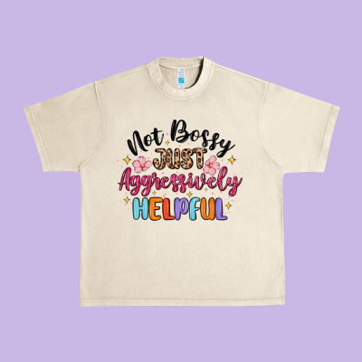 Urban Heavy Tee not bossy just aggressively helpful