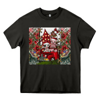 Asphalt merry Christmas Heavy Core Tee - CowhideDigitalArt