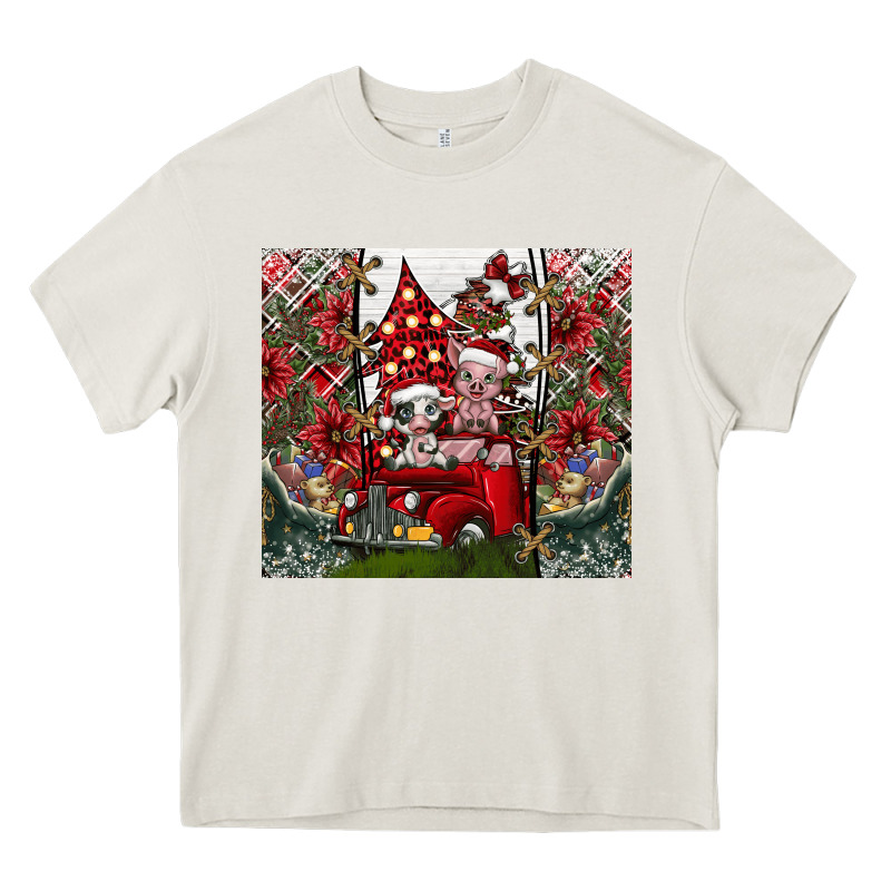 Merry Christmas Heavy Core Tee by CowhideDigitalArt | Teevron