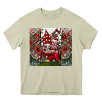 Mossy merry Christmas Heavy Core Tee - CowhideDigitalArt