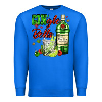 True Royal gin`gle bells with bottle and cocktail Premium Sweatshirt - AdoDesignShop