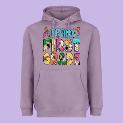 Team First Grade Heavyweight Hoodie Designed By Jahusdesignshop