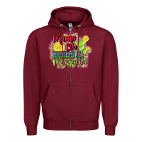 Burgundy mama cita needs a margarita Zipper Hoodie - CTS Tumbler Store