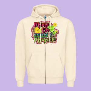 Mama Cita Needs A Margarita Zipper Hoodie Designed By Cts Tumbler Store