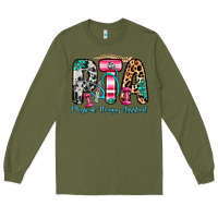 Army Green pta physical therapy assistant Long Sleeve Tee - Zillion Design Studio