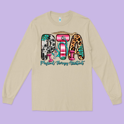 Long Sleeve Tee pta physical therapy assistant