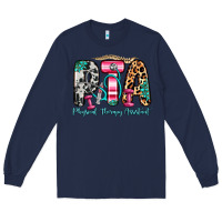 Navy pta physical therapy assistant Long Sleeve Tee - Zillion Design Studio