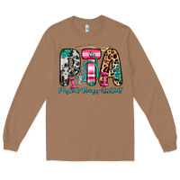 Toasted Coconut pta physical therapy assistant Long Sleeve Tee - Zillion Design Studio