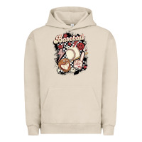 Pigment French Oak checkered retro baseball Urban Hoodie - MaliasSmallBusiness
