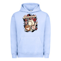 Pigment Grape Ice checkered retro baseball Urban Hoodie - MaliasSmallBusiness