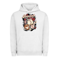 Pigment Lunar Rock checkered retro baseball Urban Hoodie - MaliasSmallBusiness