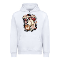 White checkered retro baseball Urban Hoodie - MaliasSmallBusiness