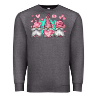 Charcoal Heather valentines day gnomes Premium Sweatshirt - Jasminsmagicworld