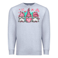 Heather Grey valentines day gnomes Premium Sweatshirt - Jasminsmagicworld