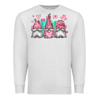 Oatmeal Heather valentines day gnomes Premium Sweatshirt - Jasminsmagicworld