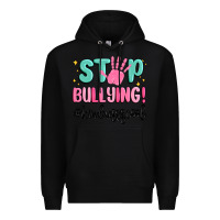 Black stop bullying kindness is cool Premium Hoodie - MaliasSmallBusiness