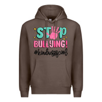 Coffee stop bullying kindness is cool Premium Hoodie - MaliasSmallBusiness
