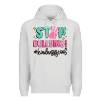 Dove Grey stop bullying kindness is cool Premium Hoodie - MaliasSmallBusiness