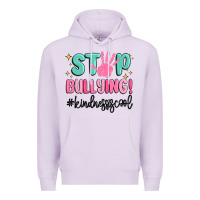 Lilac stop bullying kindness is cool Premium Hoodie - MaliasSmallBusiness