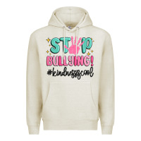 Oatmeal Heather stop bullying kindness is cool Premium Hoodie - MaliasSmallBusiness