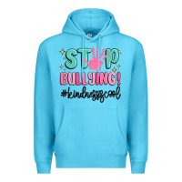 Ocean Blue stop bullying kindness is cool Premium Hoodie - MaliasSmallBusiness