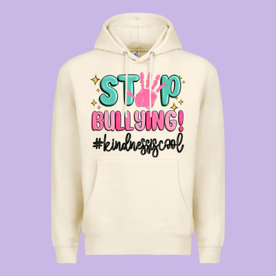 Stop Bullying Kindness Is Cool Premium Hoodie Designed By Maliassmallbusiness