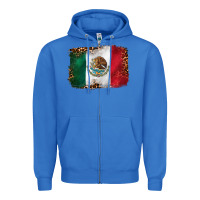 True Royal mexican and leopard flag Zipper Hoodie - CTS Tumbler Store
