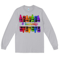 Moon Dust teacher life crayons Long Sleeve Tee - texasbilliewilder
