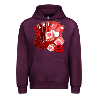 Valentines Day Feeling Lucky Urban Hoodie | Teevron