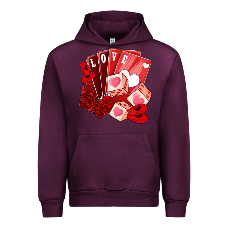 Valentines Day Feeling Lucky Urban Hoodie by NancyCooperArtShop | Teevron