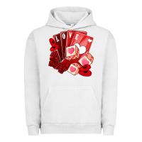 Pigment Lunar Rock valentines day feeling lucky Urban Hoodie - NancyCooperArtShop