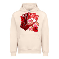 Sandshell valentines day feeling lucky Urban Hoodie - NancyCooperArtShop