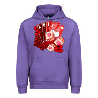 Tulip valentines day feeling lucky Urban Hoodie - NancyCooperArtShop