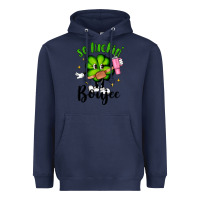 Navy so luckin boujee Heavyweight Hoodie - Artiststas