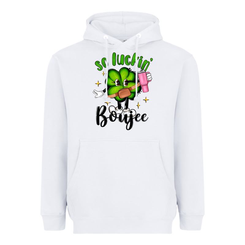 So Luckin Boujee Heavyweight Hoodie by Artiststas | Teevron