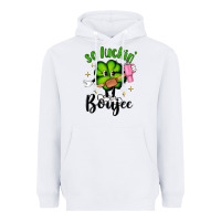 White so luckin boujee Heavyweight Hoodie - Artiststas