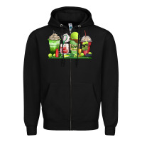 Black tennis coffee cups Zipper Hoodie - Zillion Design Studio