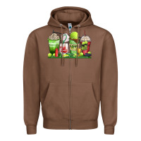 Chestnut tennis coffee cups Zipper Hoodie - Zillion Design Studio