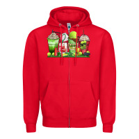 Red tennis coffee cups Zipper Hoodie - Zillion Design Studio