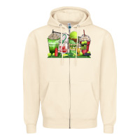 Sandshell tennis coffee cups Zipper Hoodie - Zillion Design Studio