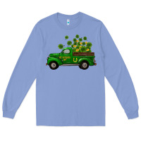 Colony Blue st patricks truck shamrock horseshoe gold Long Sleeve Tee - RanaPortraitStore
